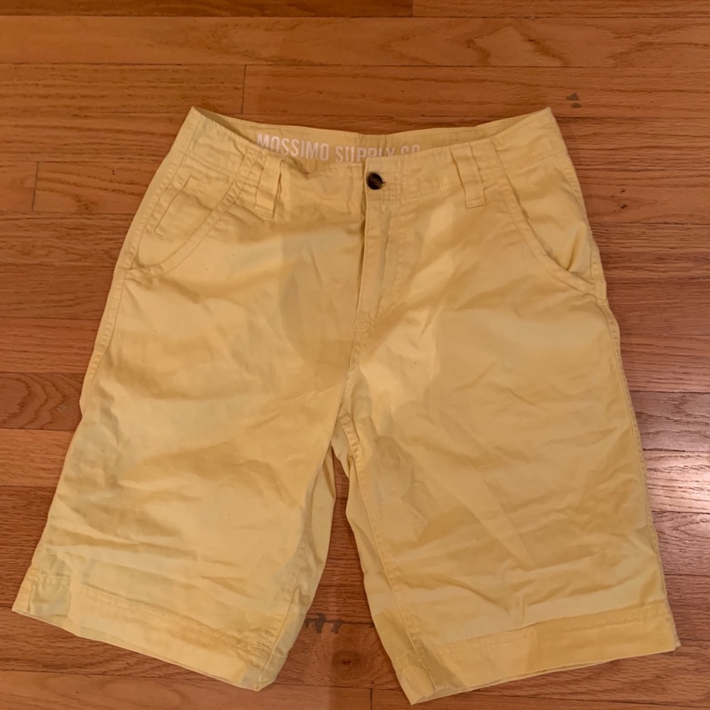Men’s Pastel Yellow W 30 Mossimo Shorts